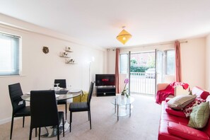 Apartment, Multiple Beds | Living room - Fremington Court, Coventry - 2 Bedroom Apartment (Coventry)
