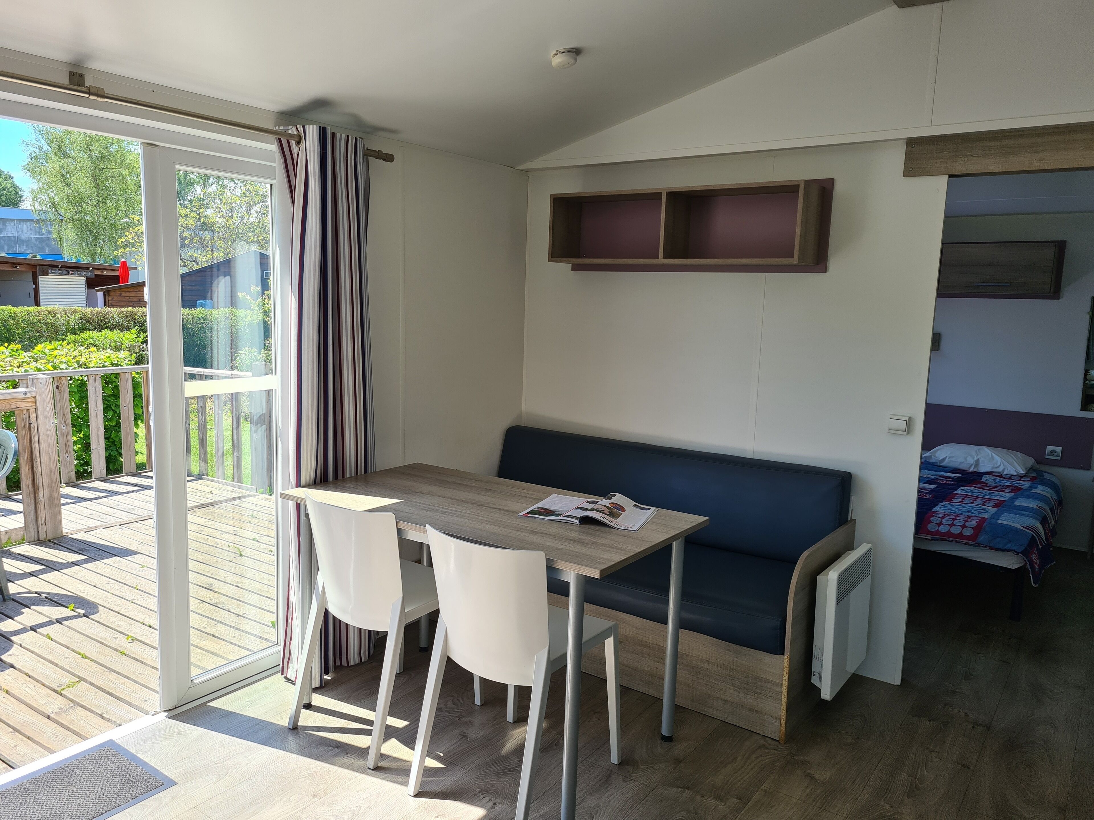 Classic Mobile Home, 2 Bedrooms | Blackout drapes, free WiFi