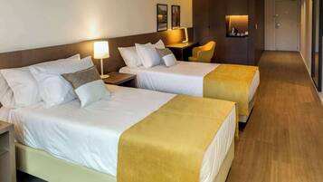 Minibar, in-room safe, desk, blackout curtains