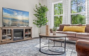 Smart TV, DVD player, table tennis - Restful Escape: Pet-Friendly 3BR with Trail Acc & Game Rm (Hayward)