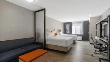 Standaard kamer, 2 queensize bedden, niet-roken | Een bureau, een laptopwerkplek, gratis wifi, beddengoed