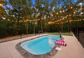 A heated pool - Game Room | Private Heated Pool | Sleeps 24 (Broken Bow)