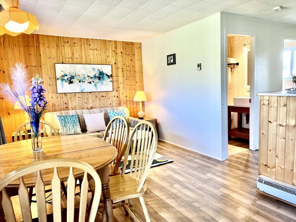 Standard Suite, 2 Bedrooms, Poolside | Living area | 30-inch flat-screen TV with cable channels, TV