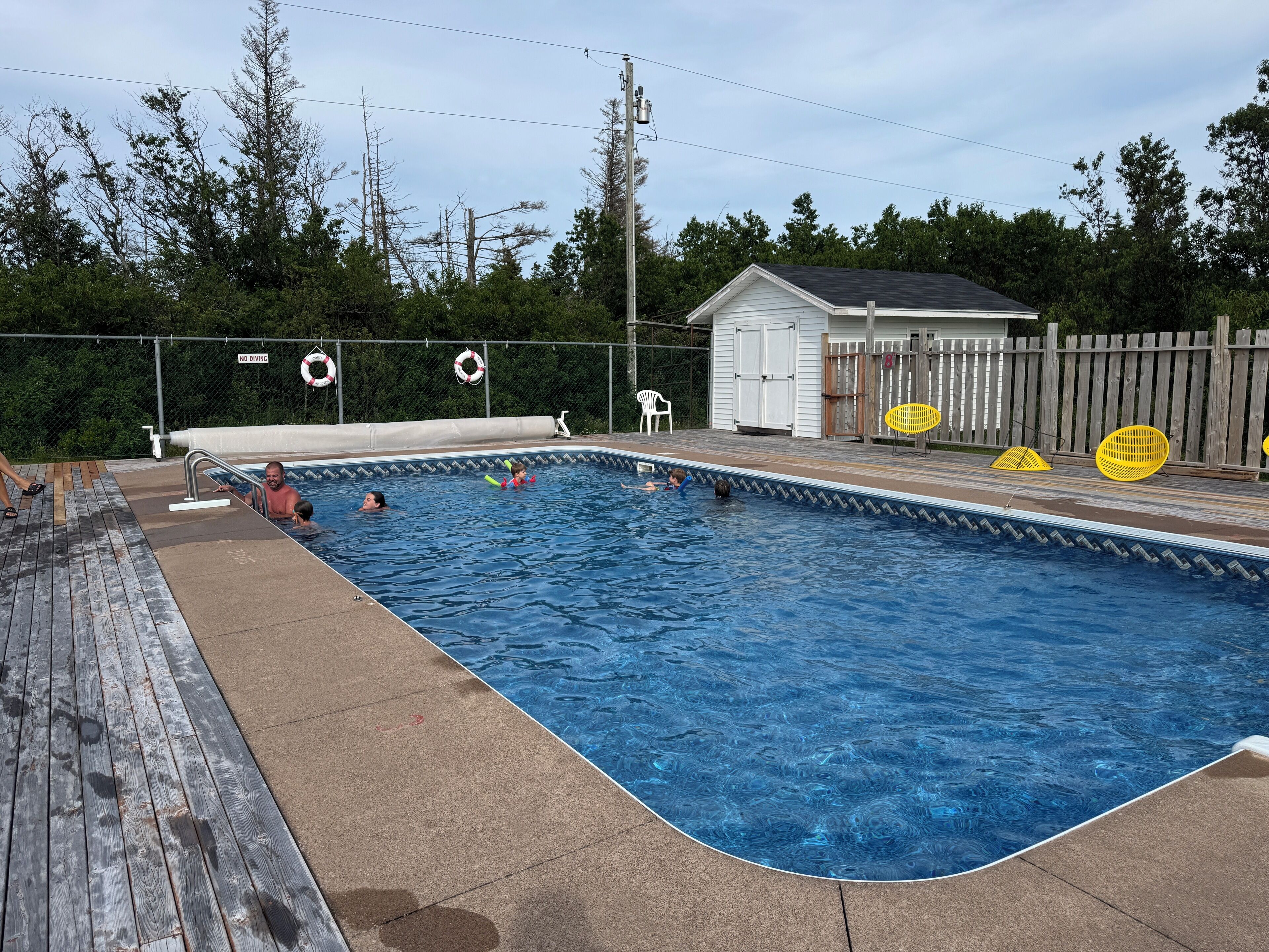 حمّام سباحة خارجي موسمي