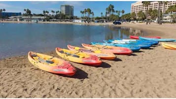 Sun loungers, beach towels