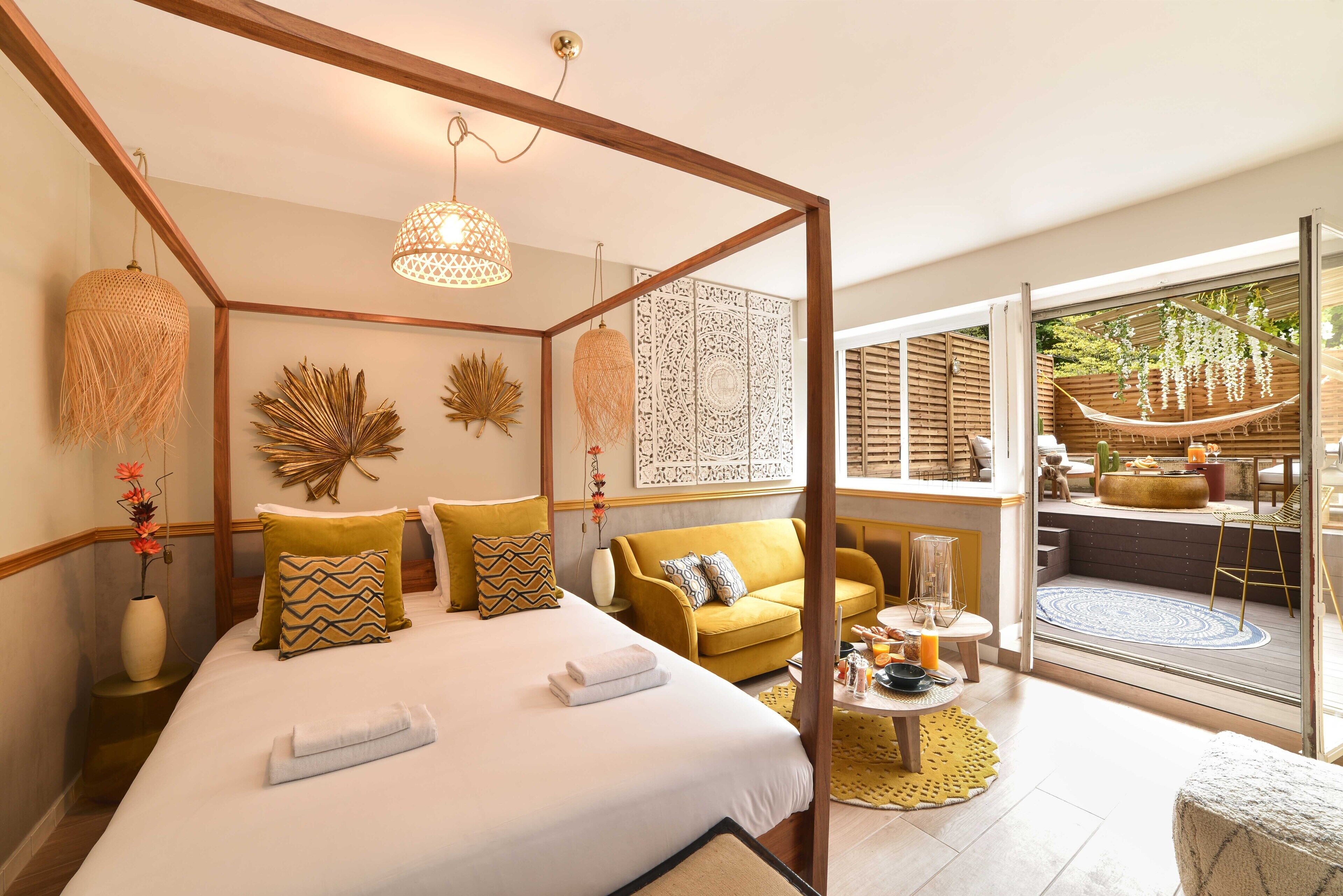 Honeymoon-Apartment, mit Bad