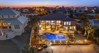 HARBOR OASIS-WATERFRONT/BOAT/PWC SLIPS/Dock/Pool/Spa/ Kayaks/Bikes/Volleyball++
