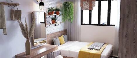 2 bedrooms, in-room safe, desk, iron/ironing board