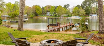 Waterfront A-Frame: Hot Tub, Fire Pit, Beach, Boat