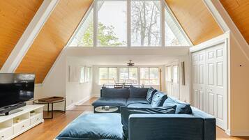 TV connectée, cheminée, jeux vidéo, chaßne hi-fi