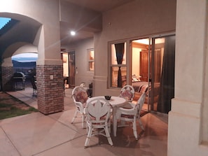 Outdoor dining