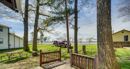 Stone Lake Cabin w/ Private Deck & Fire Pit!