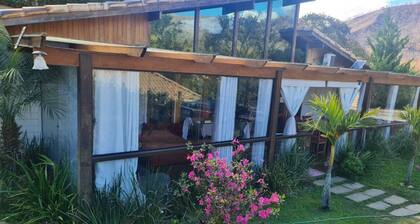 Country house with pool and outbuilding.
