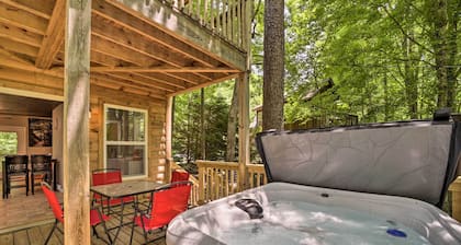 Private Hot Tub, Yard: Pet-Friendly Whittier Cabin