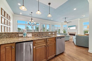 Interior - LUXURY, SINGLE SIDE OF DUPLEX, PRIVATE NEIGHBORHOOD, WATERFRONT, POOL! (Orange Beach)