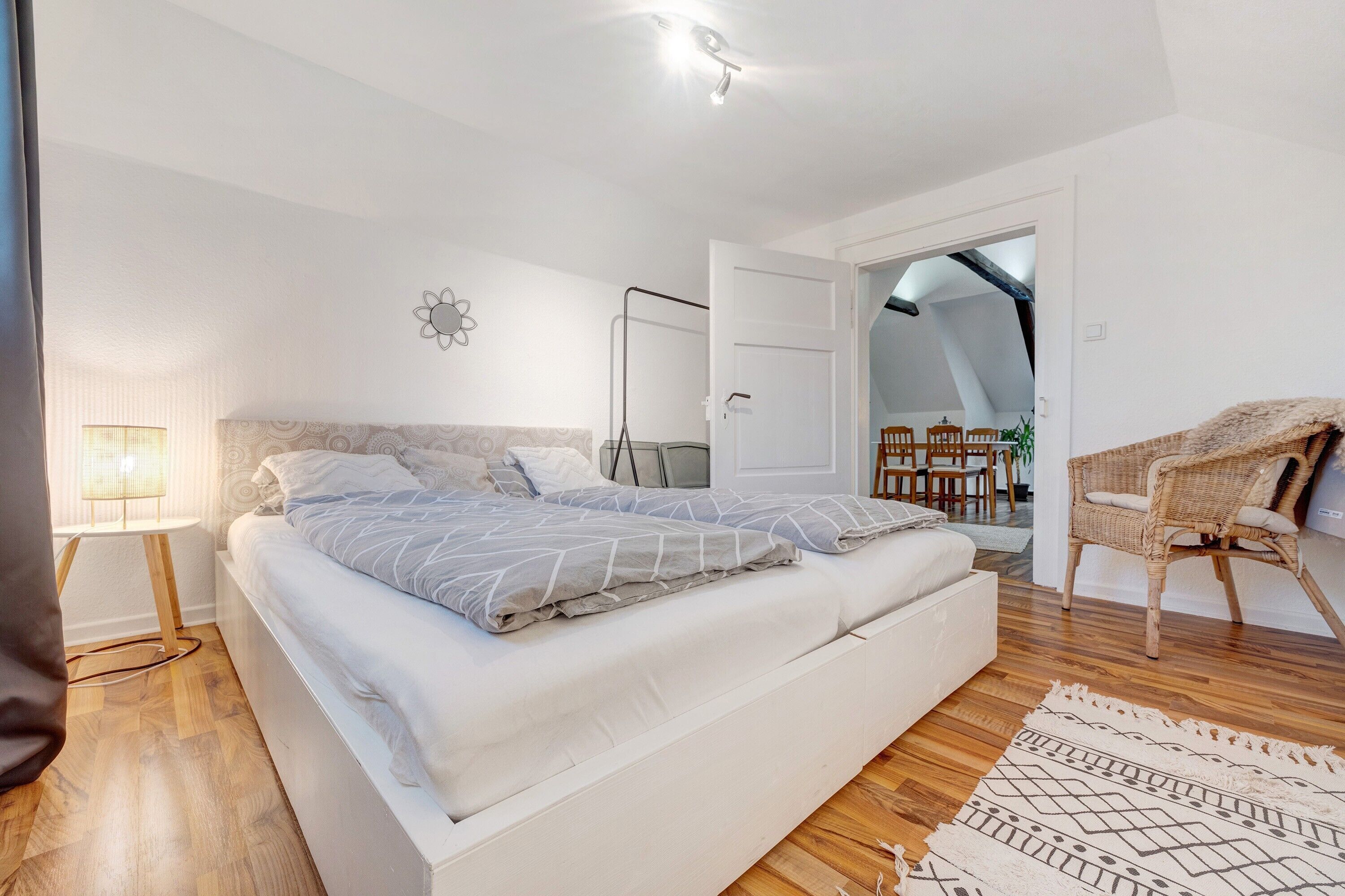 2 bedrooms, iron/ironing board, free WiFi, bed sheets