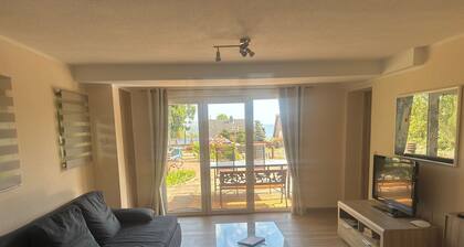 Ferienwohnung Eckernförde mit Meerblick, Garten und WLAN