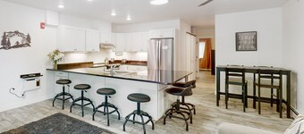 Ski-in/ski-out condo near the slopes with pool, fast WiFi & garden-level patio