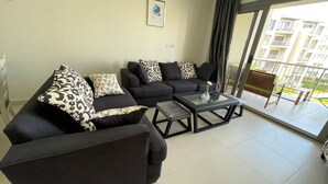 Elite Apartment | Living area - Marassi north coast 2 bedroom marina 203 (El Alamein)
