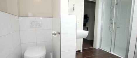 Hair dryer, towels