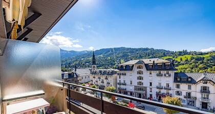Appartement "Paradiso" avec vue sur les montagnes, balcon et Wi-Fi