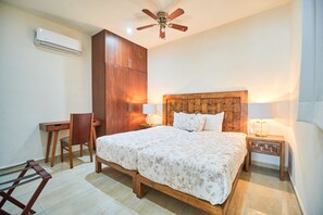 2 Schlafzimmer, Zimmersafe, Schreibtisch, Bügeleisen/Bügelbrett
