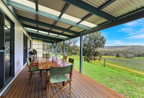Idyllic Farmhouse overlooking Vineyard on 160 acres