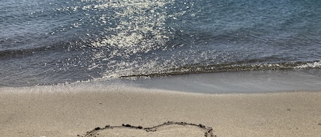 On the beach