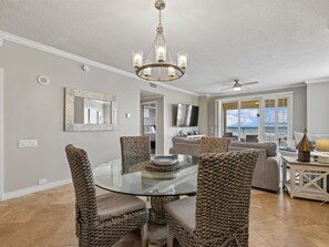 Dining Area - Seats Four - Beach Colony West #2C | Beachfront Balcony, Luxury Finishes, & Top-Notch Ameniti (Perdido Key)