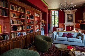 Lobby lounge - Château de Fiac Hôtel & Spa (Fiac)