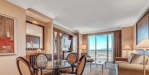 Flat-screen TV, offices - MGM Signature-37-814 1Br 2Ba F1 Pits View Balcony (Las Vegas)