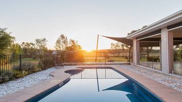 Una piscina riscaldata