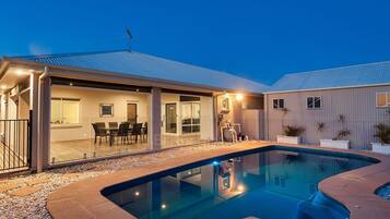 Una piscina riscaldata