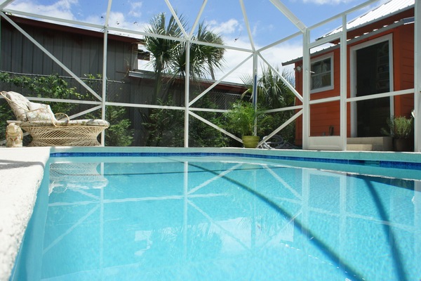 Screened in Saline Pool... not heated