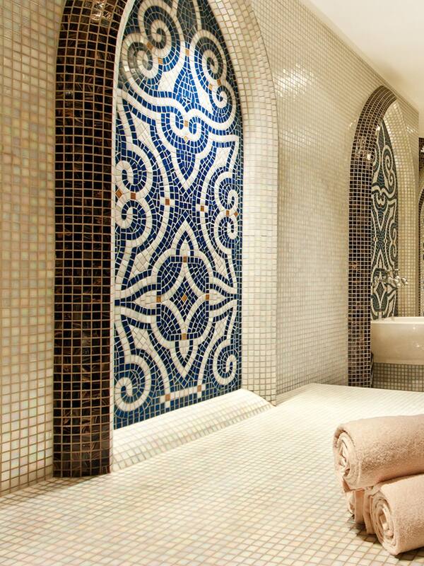 Couples treatment rooms, sauna, hot tub, steam room, Turkish bath