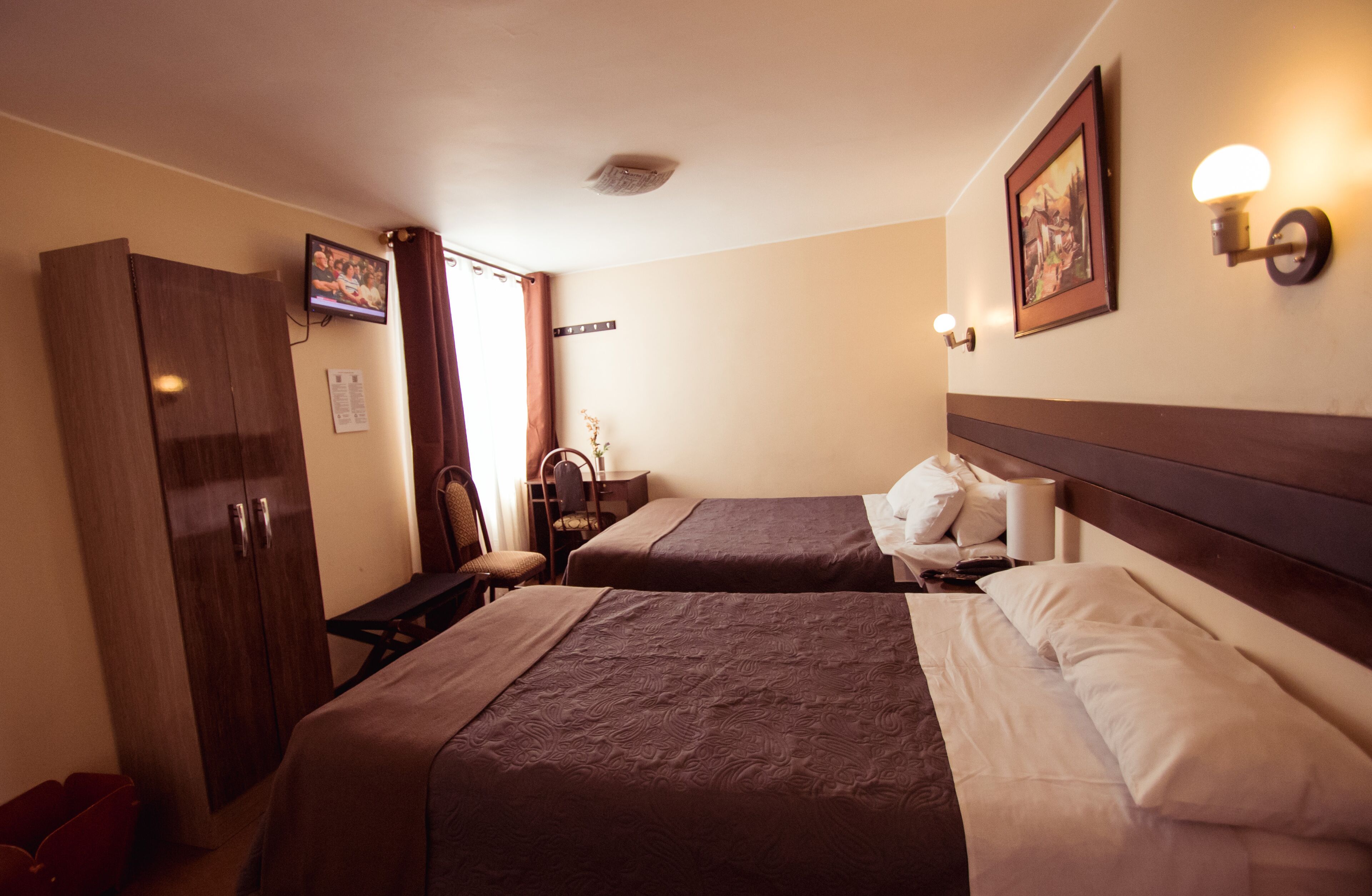 twin room | desk, blackout curtains, free wifi, bed sheets