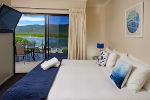 2 Bedroom Water View Apartment | 3 bedrooms, individually decorated, laptop workspace, iron/ironing board