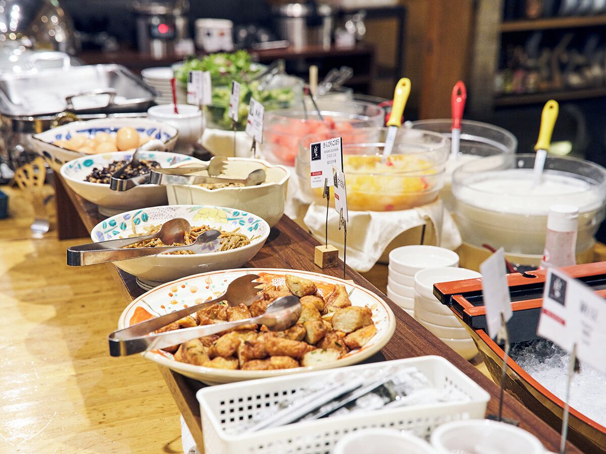 朝食ビュッフェ