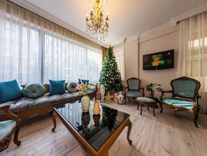 Sala de estar en el lobby
