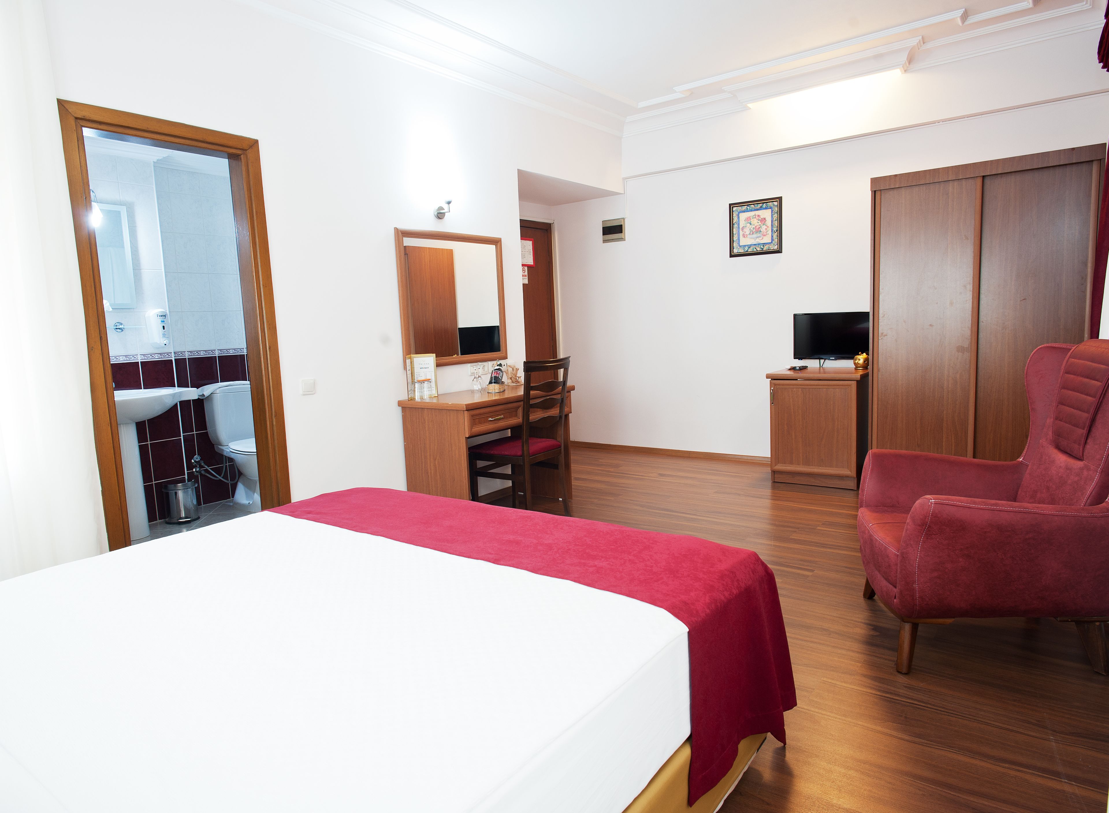 memory-foam beds, minibar, in-room safe, desk