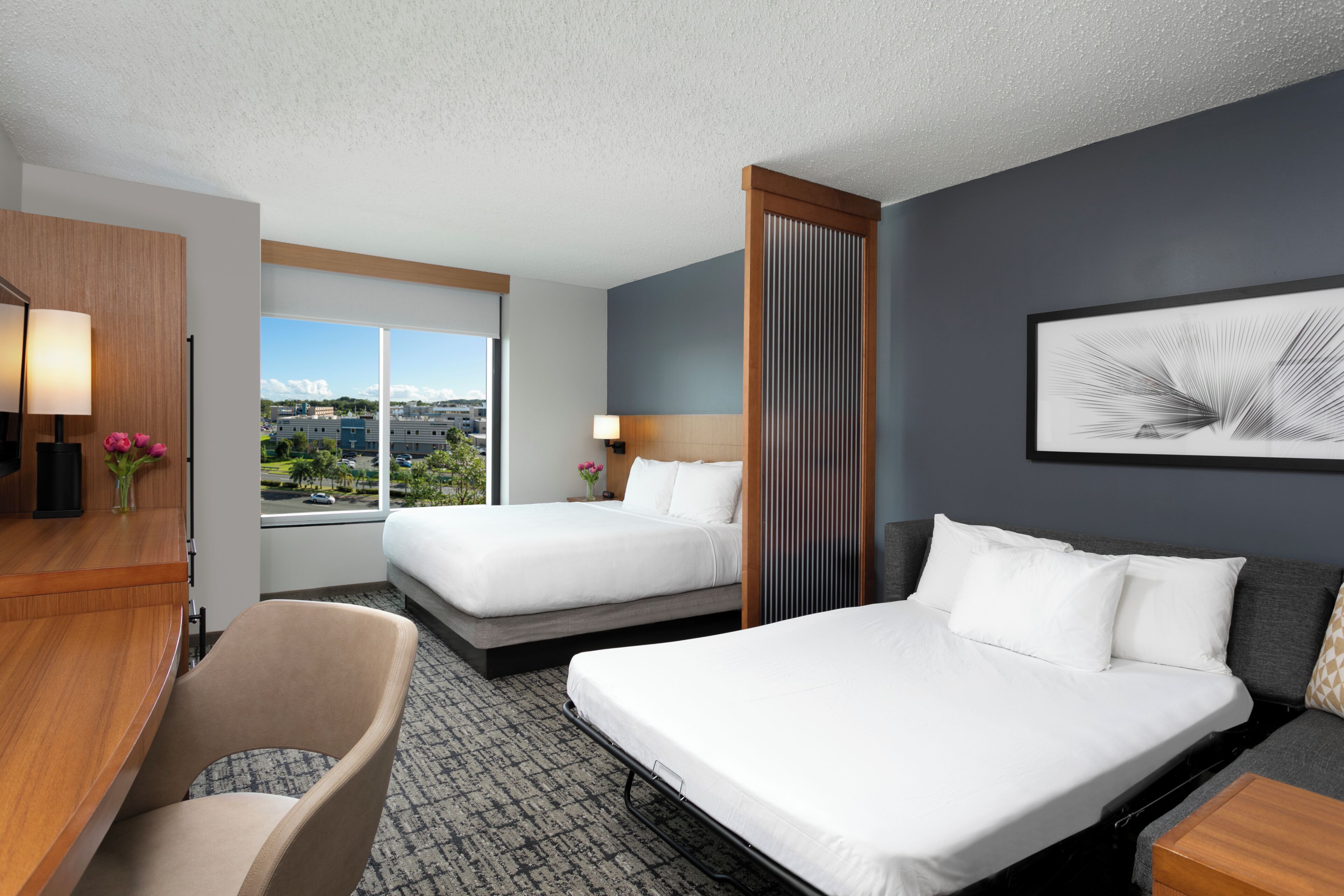 Premium bedding, in-room safe, desk, soundproofing