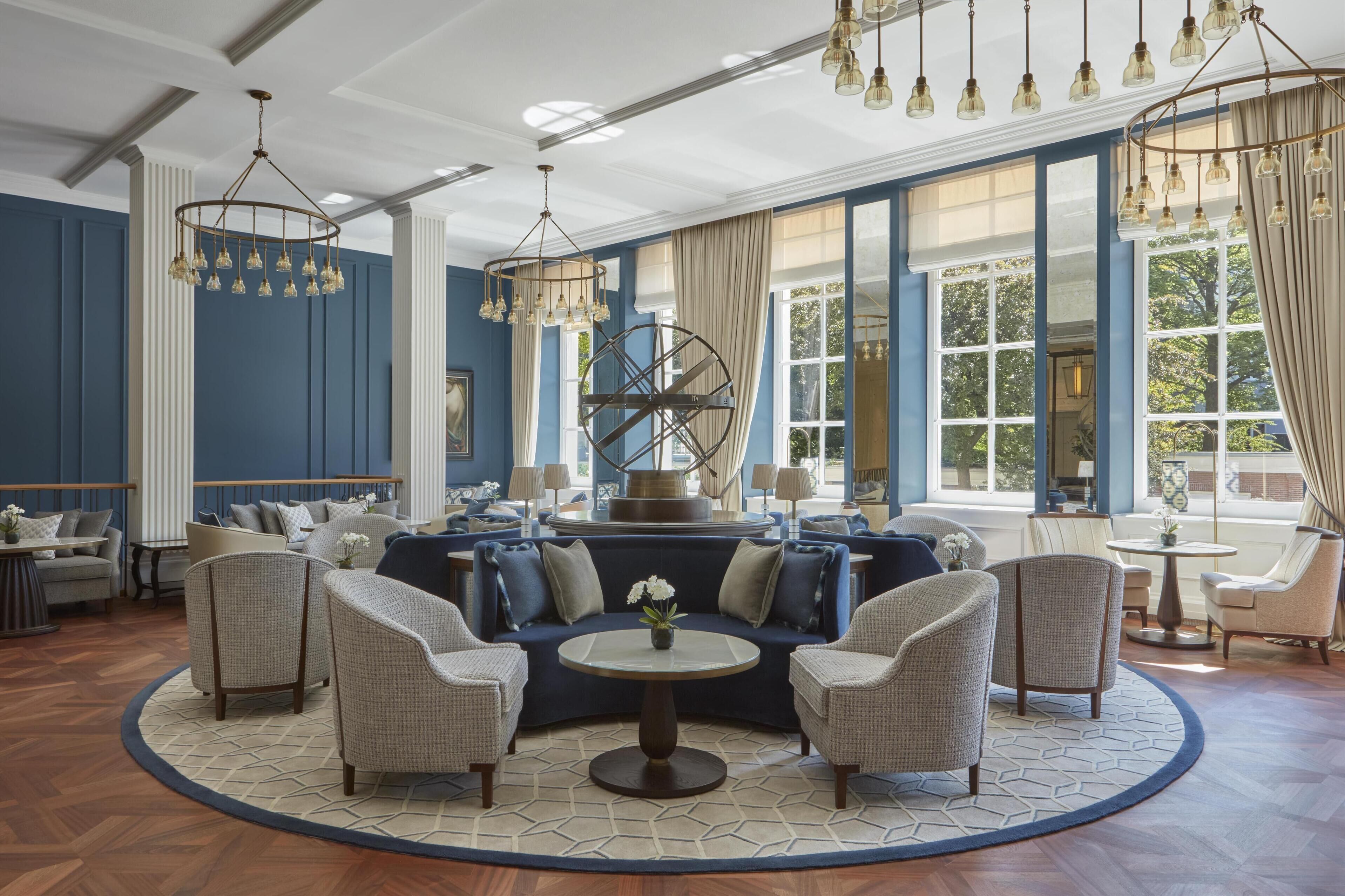 dinner served, international cuisine, garden views