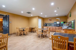 Free buffet breakfast