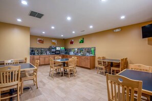 Free buffet breakfast