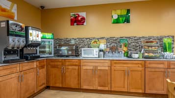 Free buffet breakfast