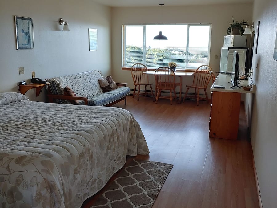 Room, 1 King Bed with Sofa bed, Ocean View (Adults only) | Laptop workspace, iron/ironing board (on request), WiFi (free)