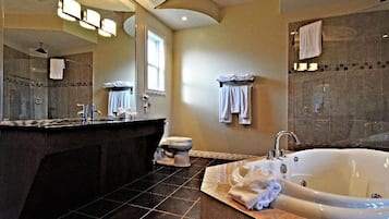 Hair dryer, towels