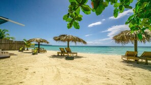 Private beach