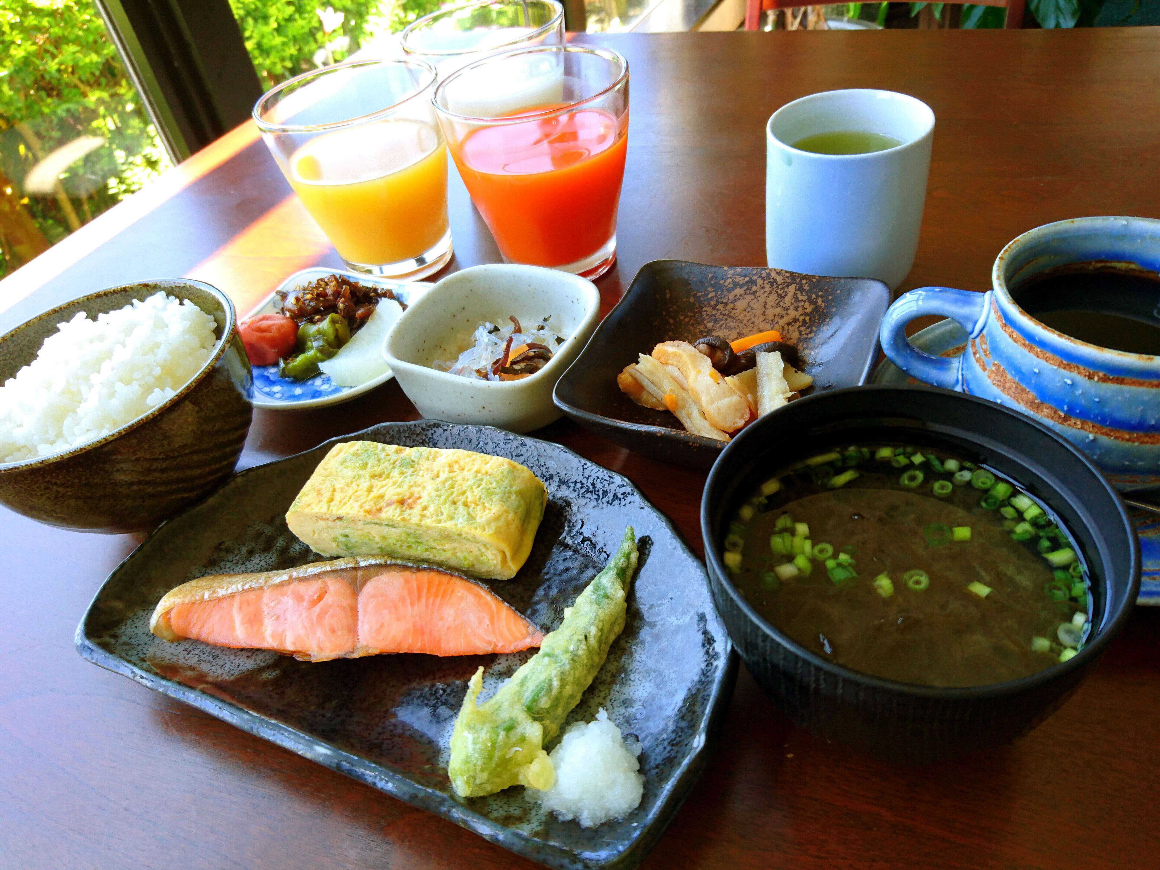 breakfast, lunch, dinner served; japanese cuisine, sea views