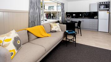 Værelse - 2 soveværelser (Motel) | Privat tekøkken | Højstol